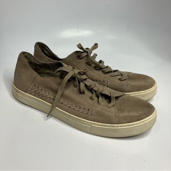 Toms Lennox Desert taupe lace up shoes size 12 - Picture 2 of 8